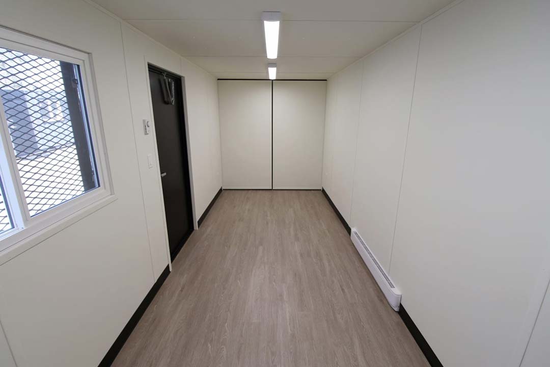 20’ Office CUBE – Vinyl Drywall Finished - Containers Construction PTY LTD