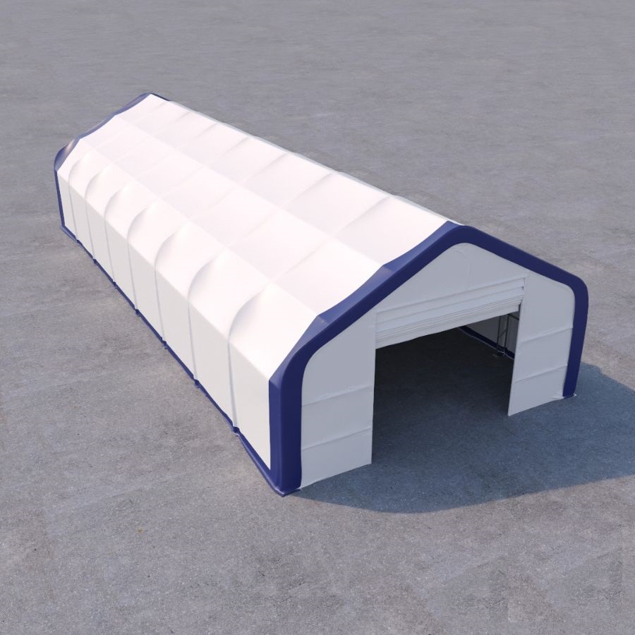 Dual Truss Storage Shelter (30′ x 80′ x 20′) - Containers Construction PTY LTD