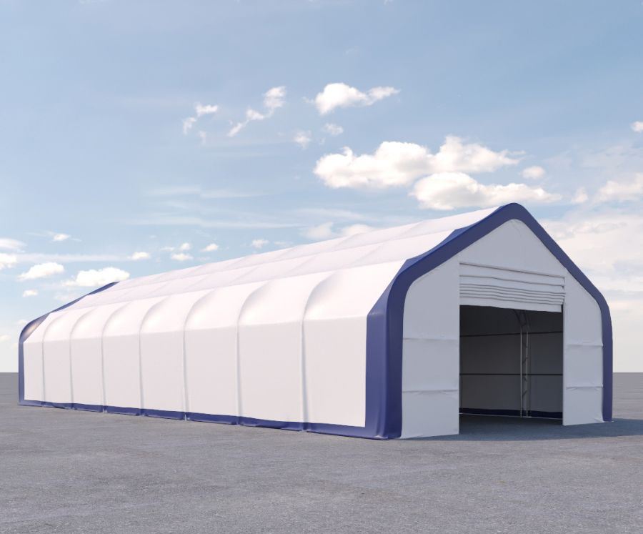 Dual Truss Storage Shelter (30′ x 80′ x 20′) - Containers Construction PTY LTD