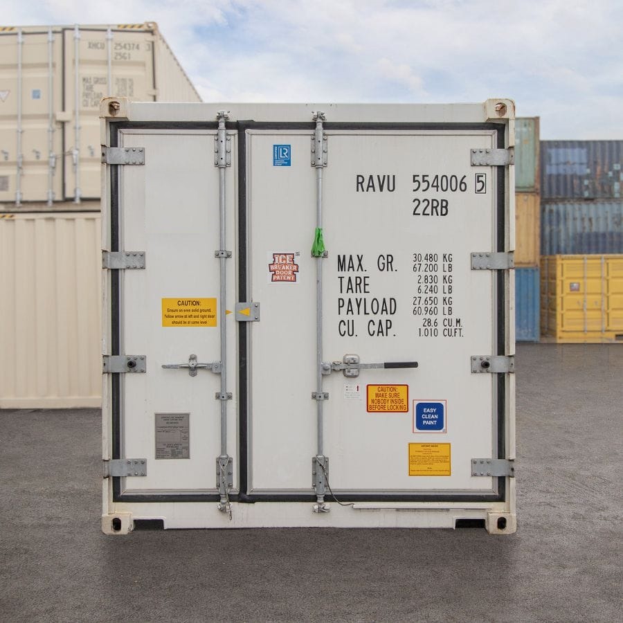 20’ New (1-trip) Refrigerated Container (Working Reefer) - Containers Construction PTY LTD