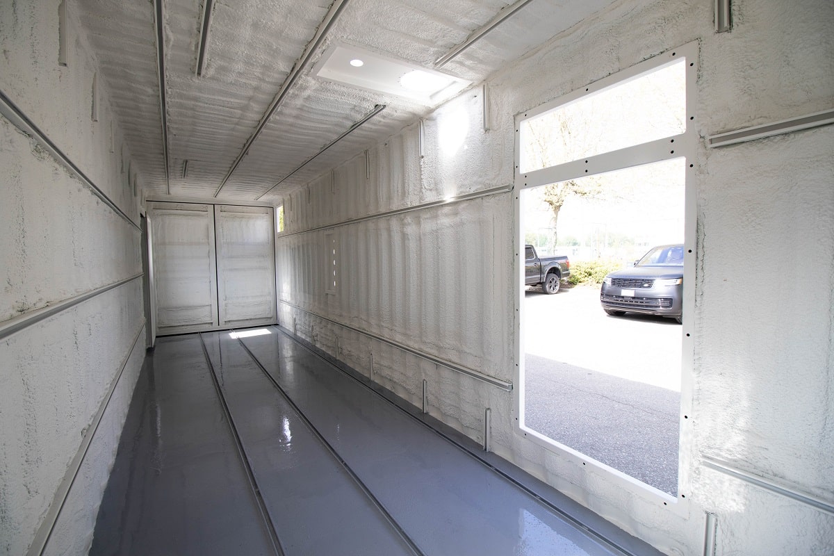 40’ Custom Mechanical Enclosure - Containers Construction PTY LTD
