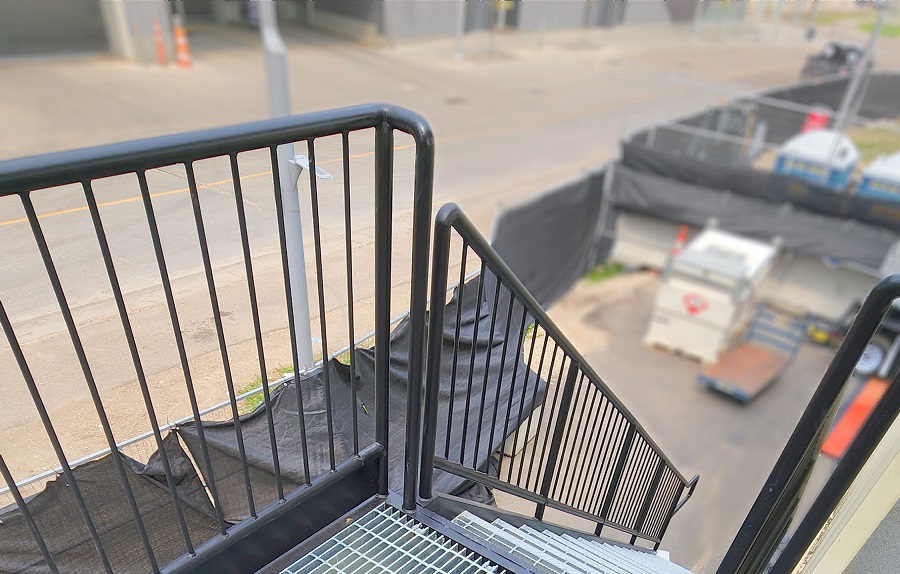 40’HC VIP Area with Patio for the Oilers - Containers Construction PTY LTD
